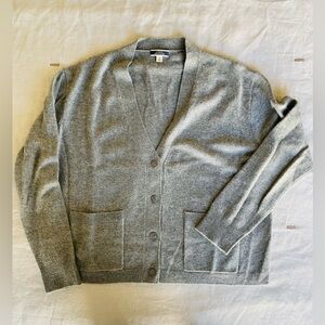 J.Crew Women’s Cashmere Sweater in Grey